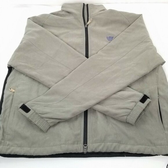 Turtleson Full Zip Jacket Windbreaker Mens Large Gray Green Activewear Golf - Picture 3 of 12